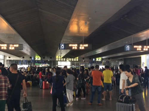 本日の上海新幹線